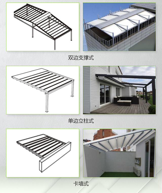 電動折疊防雨天幕樣式,豪異遮陽